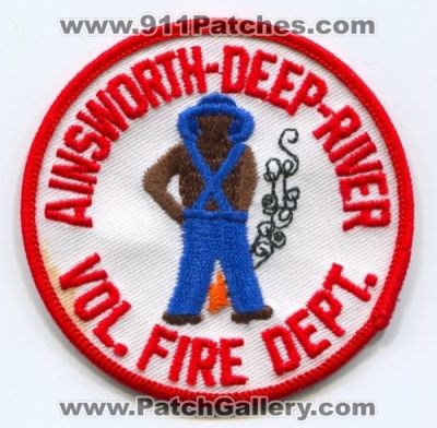 Ainsworth Deep River Volunteer Fire Department (Indiana)
Scan By: PatchGallery.com
Keywords: vol. dept.