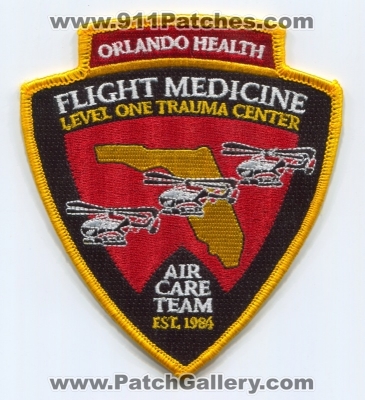 Air Care Team Flight Medicine (Florida)
Scan By: PatchGallery.com
Keywords: ems medical helicopter ambulance orlando health level one 1 trauma center