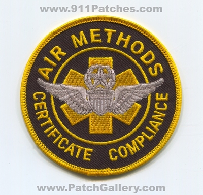 Air Methods Certificate Compliance EMS Patch (Colorado)
[b]Scan From: Our Collection[/b]
Keywords: ambulance medical helicopter medevac pilots