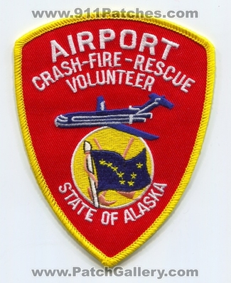 Alaska Airport Crash Fire Rescue CFR Volunteer Department Patch (Alaska)
Scan By: PatchGallery.com
Keywords: C.F.R. Vol. Dept. ARFF A.R.F.F. Aircraft Firefighter Firefighting State of