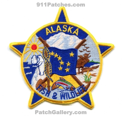 Alaska State Fish and Wildlife Patch (Alaska)
Scan By: PatchGallery.com
Keywords: department dept. of game dnr