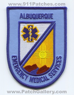 Albuquerque Emergency Medical Services EMS Patch (New Mexico)
Scan By: PatchGallery.com
Keywords: ambulance emt paramedic