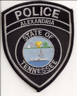 Alexandria Police
Thanks to EmblemAndPatchSales.com for this scan.
Keywords: tennessee