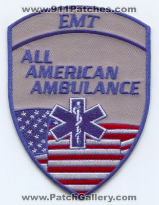 All American Ambulance EMT Patch (Colorado) (Defunct)
[b]Scan From: Our Collection[/b]
Keywords: aaa emergency medical technician ems