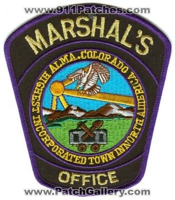 Alma Marshal's Office (Colorado)
Scan By: PatchGallery.com
Keywords: marshals