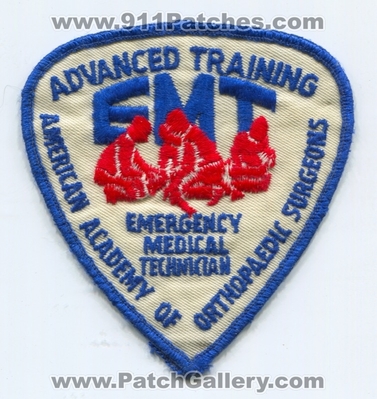 American Academy of Orthopaedic Surgeons AAOS Advanced Training EMT EMS Patch (Illinois)
Scan By: PatchGallery.com
Keywords: a.a.o.s. emergency medical technician e.m.t. e.m.s. ambulance