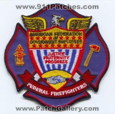American Federation of Government Employees AFGE Federal Firefighters Patch (Washington DC)
Scan By: PatchGallery.com
Keywords: fire department dept.