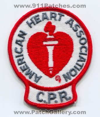 American Heart Association AHA CPR EMS Patch (No State Affiliation)
Scan By: PatchGallery.com
Keywords: a.h.a. c.p.r. cardio pulmonary resuscitation emergency medical services e.m.s. ambulance