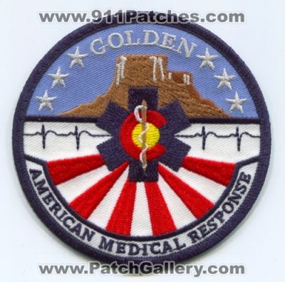 American Medical Response AMR Golden EMS Patch (Colorado)
[b]Scan From: Our Collection[/b]
Keywords: ems