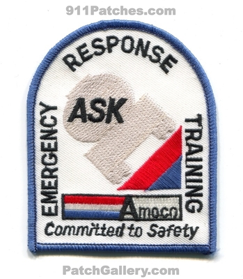 Amoco Oil Emergency Response Training ASK Patch (Illinois)
Scan By: PatchGallery.com
Keywords: committed to safety fire hazmat