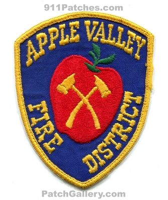 Apple Valley Fire District Patch (California)
Scan By: PatchGallery.com
Keywords: dist. department dept.