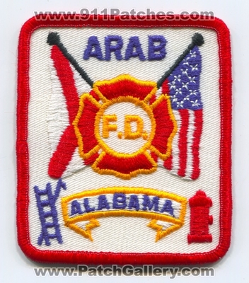 Arab Fire Department Patch (Alabama)
Scan By: PatchGallery.com
Keywords: dept. fd f.d.