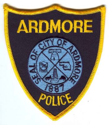 Ardmore Police (Oklahoma)
Scan By: PatchGallery.com
Keywords: city of