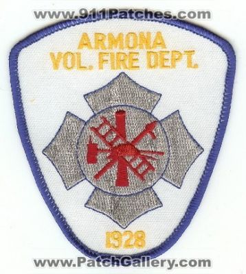 Armona Volunteer Fire Department (California)
Thanks to PaulsFirePatches.com for this scan.
Keywords: dept. vol.