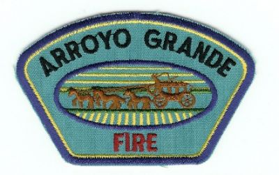 Arroyo Grande Fire
Thanks to PaulsFirePatches.com for this scan.
Keywords: california