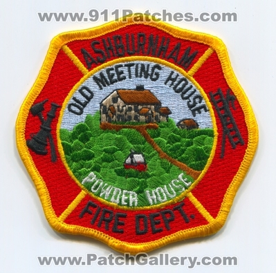 Ashburnham Fire Department Patch (Massachusetts)
Scan By: PatchGallery.com
Keywords: dept. old meeting house powder house
