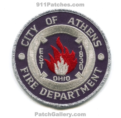 Athens Fire Department Patch (Ohio)
Scan By: PatchGallery.com
Keywords: city of dept. est 1830