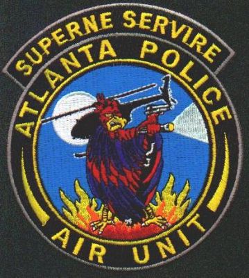 Atlanta Police Air Unit
Thanks to EmblemAndPatchSales.com for this scan.
Keywords: georgia helicopter
