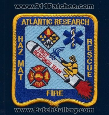 Atlantic Research Corporation Fire Haz-Mat Rescue First Response Team (Virginia)
Thanks to Paul Howard for this scan.
Keywords: arc frt hazmat