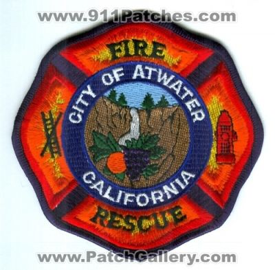Atwater Fire Rescue Department (California)
Scan By: PatchGallery.com
Keywords: dept. city of