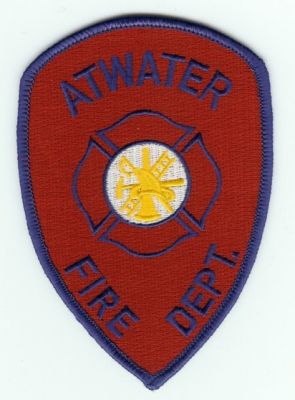 Atwater Fire Dept
Thanks to PaulsFirePatches.com for this scan.
Keywords: california department