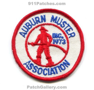 Auburn Muster Association Fire Patch (California)
Scan By: PatchGallery.com
Keywords: department dept. inc. 1973