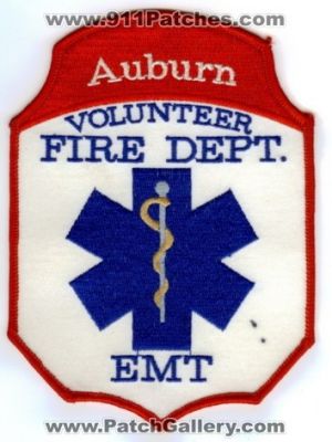 Auburn Volunteer Fire Department EMT (California)
Thanks to PaulsFirePatches.com for this scan.
Keywords: dept.
