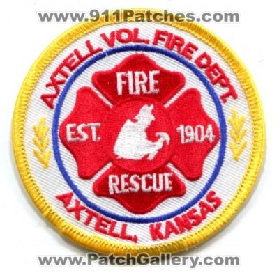 Axtell Volunteer Fire Rescue Department (Kansas)
Scan By: PatchGallery.com
Keywords: vol. dept.