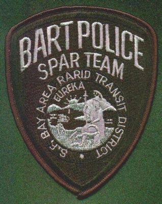 Bay Area Rapid Transit Dist Police
Thanks to EmblemAndPatchSales.com for this scan.
Keywords: california spar team district bart