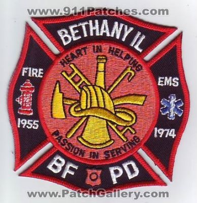 Bethany Fire Protection District (Illinois)
Thanks to Dave Slade for this scan.
Keywords: bfpd ems