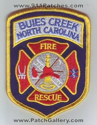 Buies Creek Fire Rescue Department (North Carolina)
Thanks to Dave Slade for this scan.
Keywords: dept.