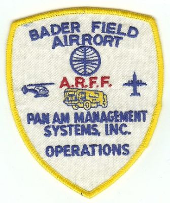 Bader Field Airport ARFF
Thanks to PaulsFirePatches.com for this scan.
Keywords: new jersey fire cfr aircraft crash rescue pan am management systems inc operations