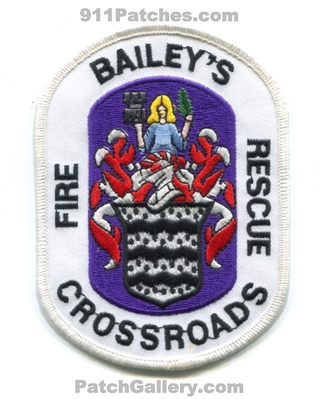 Baileys Crossroads Fire Rescue Department Patch (Virginia) (Confirmed)
Scan By: PatchGallery.com
Keywords: dept.