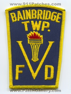 Bainbridge Township Volunteer Fire Department Patch (Ohio)
Scan By: PatchGallery.com
Keywords: twp. vol. dept. vfd