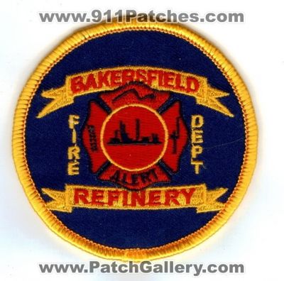 Bakersfield Refinery Fire Department (California)
Thanks to PaulsFirePatches.com for this scan.
Keywords: dept.