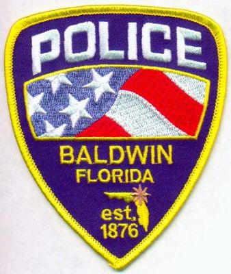 Baldwin Police
Thanks to EmblemAndPatchSales.com for this scan.
Keywords: florida