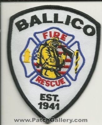 Ballico Fire Rescue Department (California)
Thanks to Mark Hetzel Sr. for this scan.
Keywords: dept.