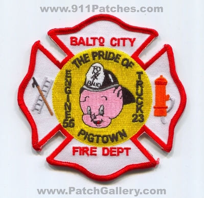 Baltimore City Fire Department Engine 55 Truck 23 Patch (Maryland)
Scan By: PatchGallery.com
Keywords: Dept. Balto. BCFD B.C.F.D. Company Co. Station The Pride of Pigtown