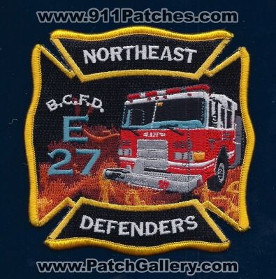 Baltimore City Fire Department Engine 27 (Maryland)
Thanks to PaulsFirePatches.com for this scan.
Keywords: dept. bcfd b.c.f.d. e27 northeast defenders