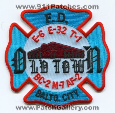 Baltimore City Fire Department Engine 6 32 Truck 1 Battalion Chief 2 Medic 7 (Maryland)
Scan By: PatchGallery.com
Keywords: dept. balto. bcfd b.c.f.d. e-6 e-32 t-1 bc-2 m-7 af-2 old town