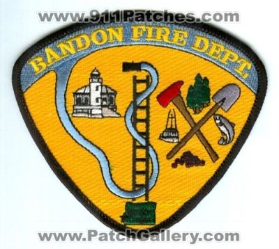Bandon Fire Department Patch (Oregon)
Scan By: PatchGallery.com
Keywords: dept.