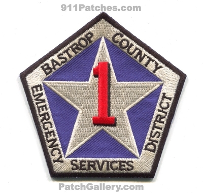 Bastrop County Emergency Services District 1 Patch (Texas)
Scan By: PatchGallery.com
Keywords: co. esd fire department dept.