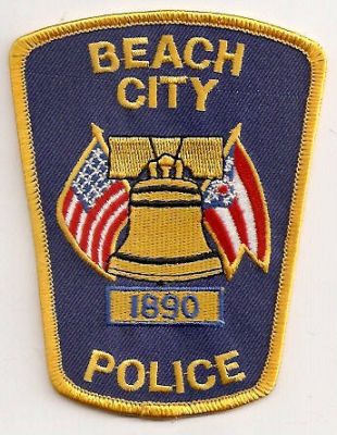 Beach City Police
Thanks to EmblemAndPatchSales.com for this scan.
Keywords: ohio