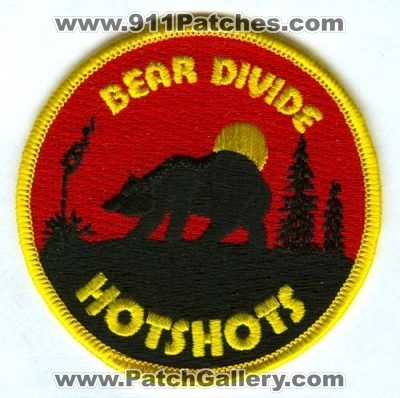 Bear Divide Hotshots (California)
Scan By: PatchGallery.com
Keywords: wildland wildfire forest