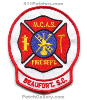 Beaufort Marine Corps Air Station MCAS Fire Department USMC Military Patch (South Carolina)
Scan By: PatchGallery.com
Keywords: m.c.a.s. dept. s.c.