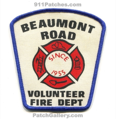 Beaumont Road Volunteer Fire Department Patch (Texas)
Scan By: PatchGallery.com
Keywords: vol. dept.