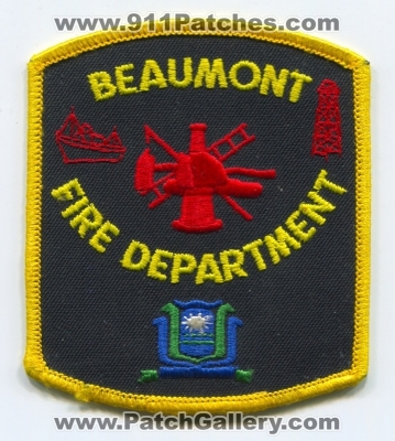 Beaumont Fire Department Patch (Texas)
Scan By: PatchGallery.com
Keywords: dept.
