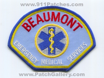 Beaumont Emergency Medical Services EMS Patch (Texas)
Scan By: PatchGallery.com
Keywords: ambulance