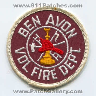 Ben Avon Volunteer Fire Department Patch (Pennsylvania)
Scan By: PatchGallery.com
Keywords: vol. dept.