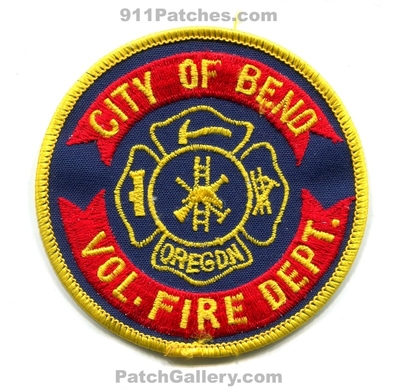 Bend Volunteer Fire Department Patch (Oregon)
Scan By: PatchGallery.com
Keywords: city of vol. dept.